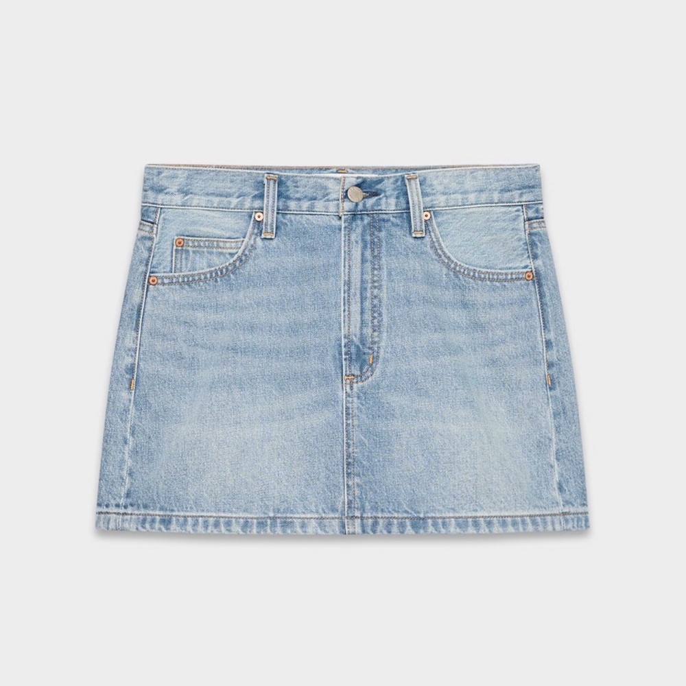 Aritzia - Denim Forum Mini Jean Skirt